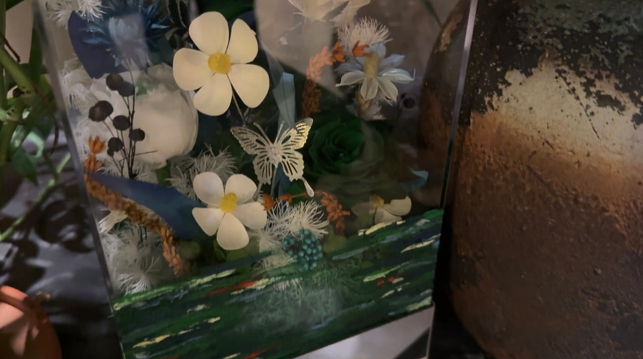 ”Misty Forest Melody “Preserved Flower Gift|Hand-Painted Series