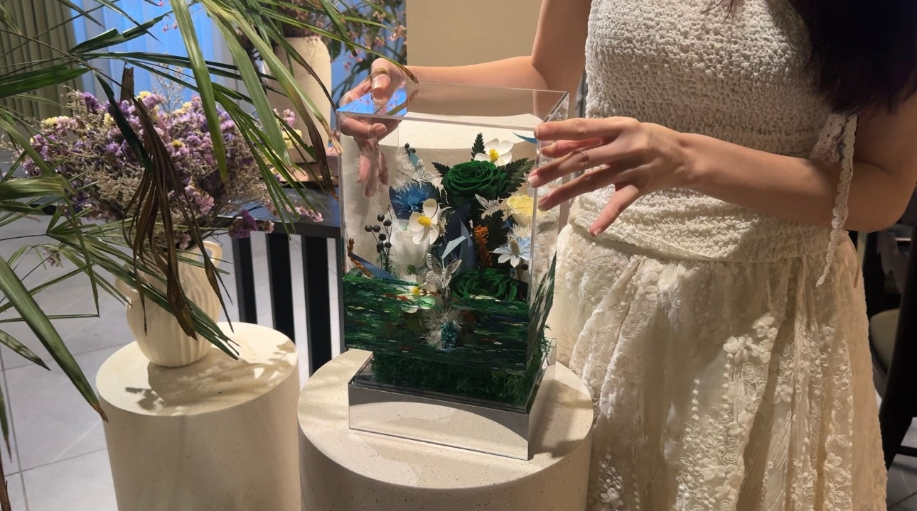 ”Misty Forest Melody “Preserved Flower Gift|Hand-Painted Series