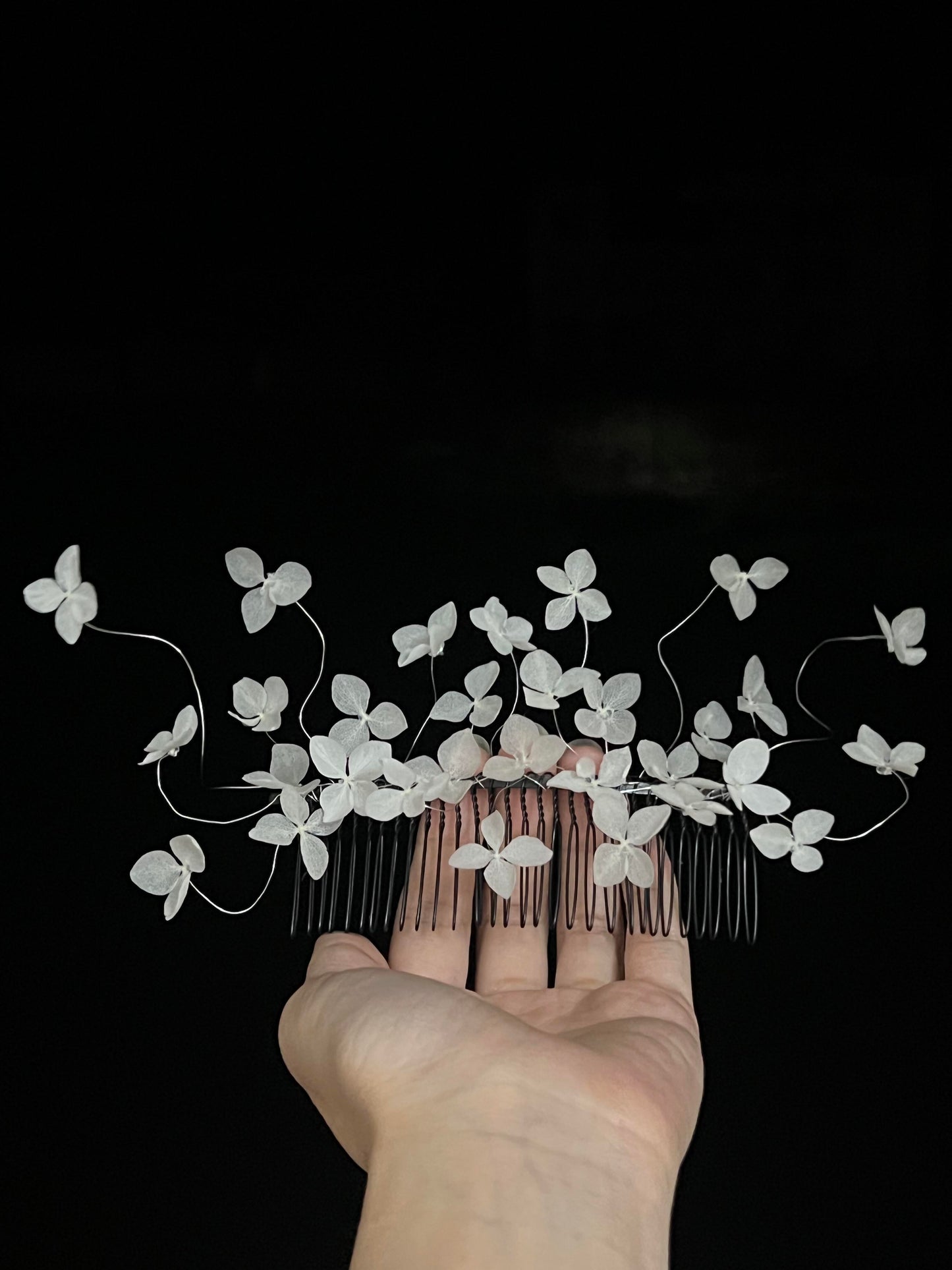 Preserve Flower Jewelry| Hydrangea Bloom Rings