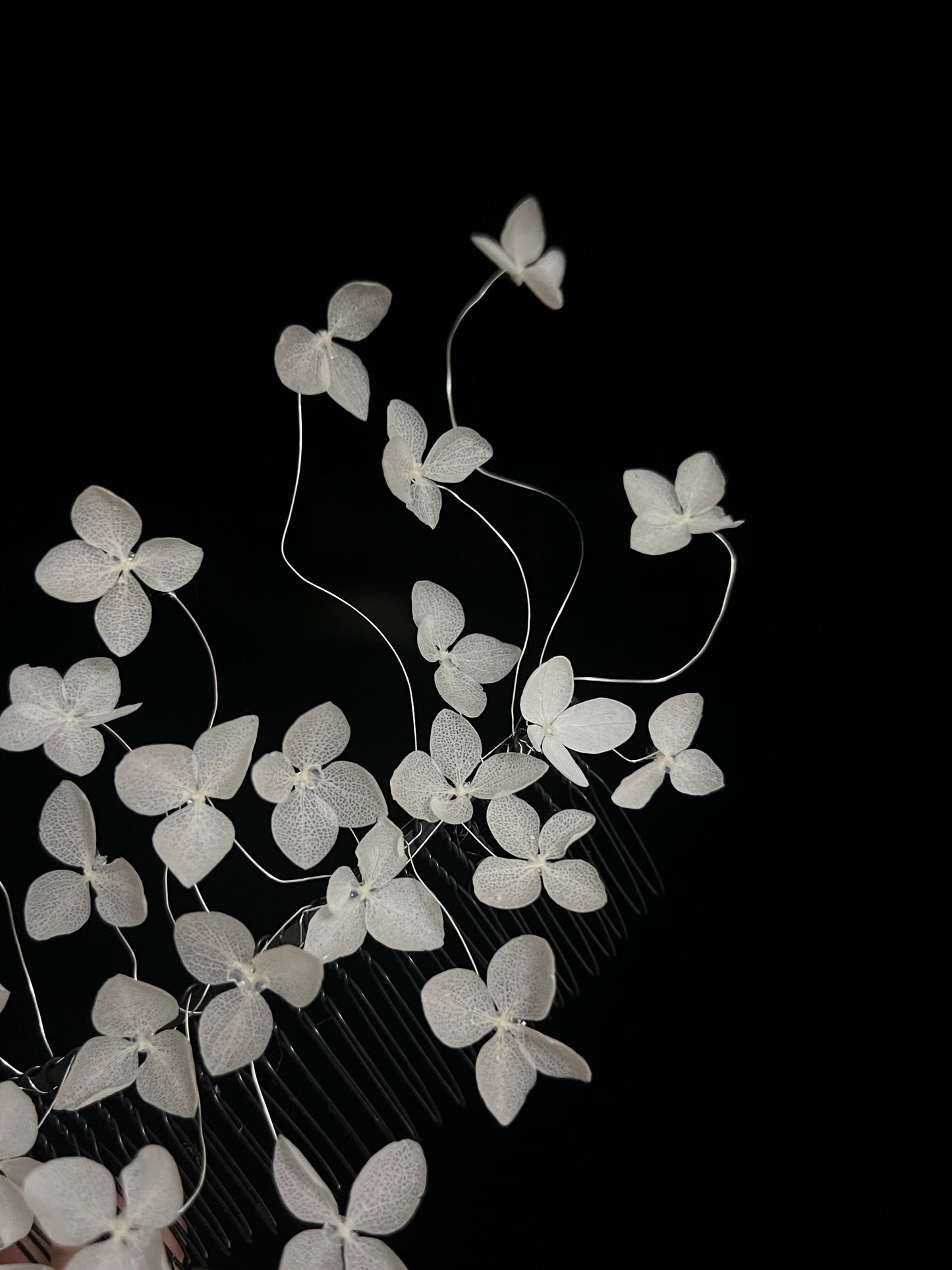 Preserve Flower Jewelry| Hydrangea Bloom Rings