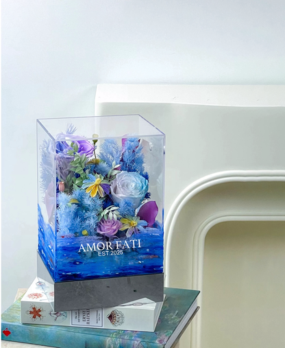 "Nymphéas"Preserved Flower Gift｜Hand-Painted Series"