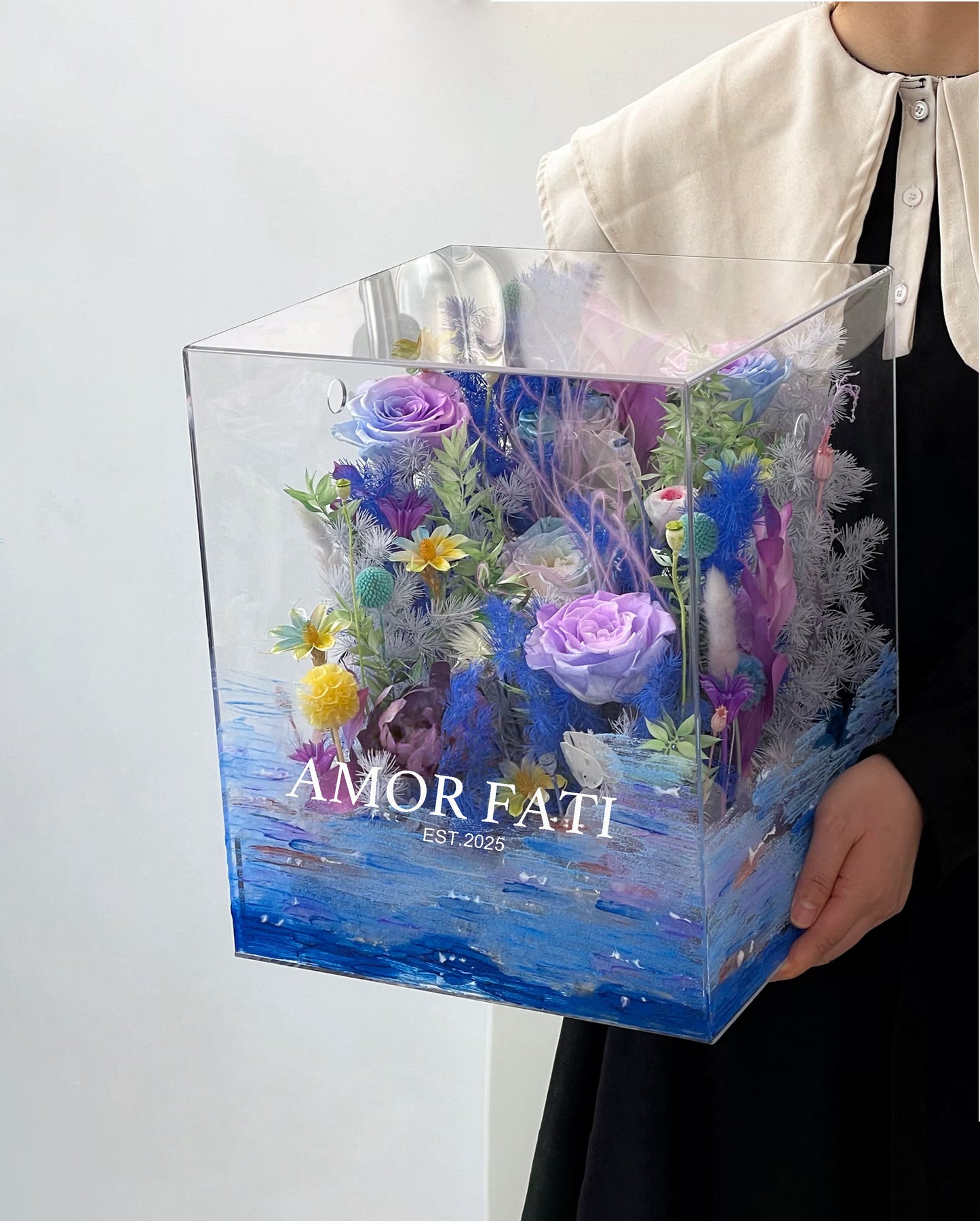 "Nymphéas"Preserved Flower Gift｜Hand-Painted Series"