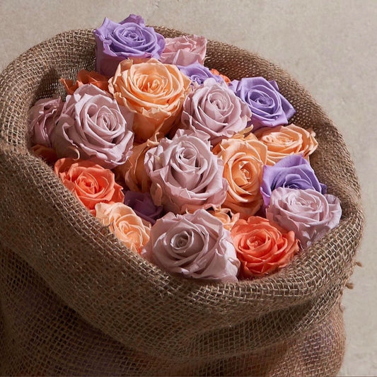 Natural Travertine Eternal Flower Home Decor