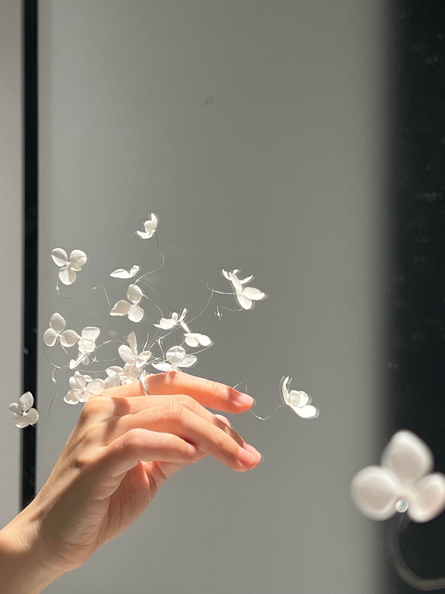 Preserve Flower Jewelry| Hydrangea Bloom Rings