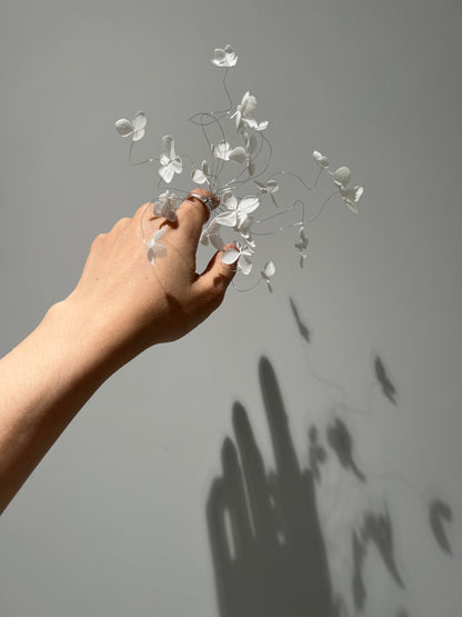 Preserve Flower Jewelry| Hydrangea Bloom Rings