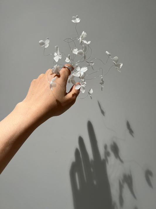 Preserve Flower Jewelry| Hydrangea Bloom Rings