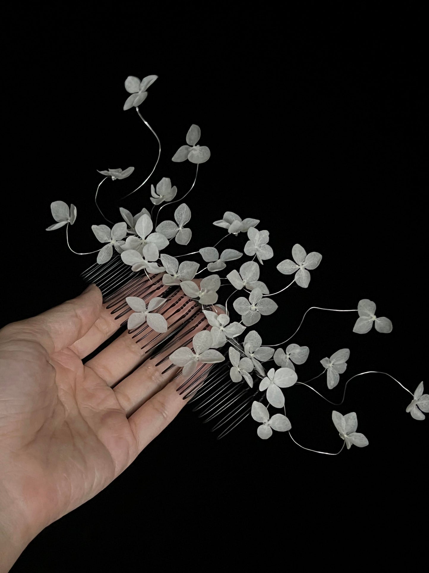 Preserve Flower Jewelry| Hydrangea Bloom Rings