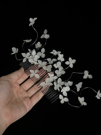 Preserve Flower Jewelry| Hydrangea Bloom Rings