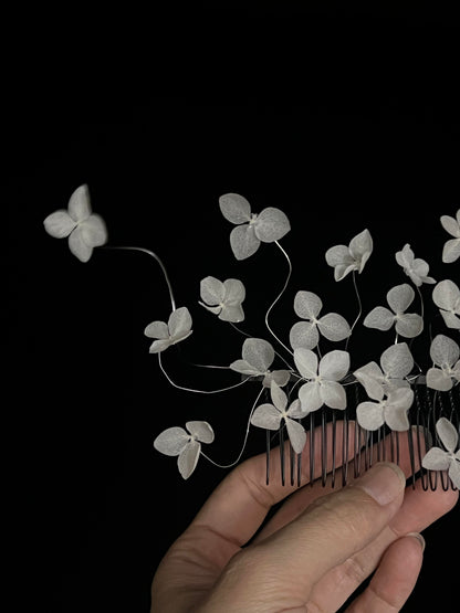 Preserve Flower Jewelry| Hydrangea Bloom Rings